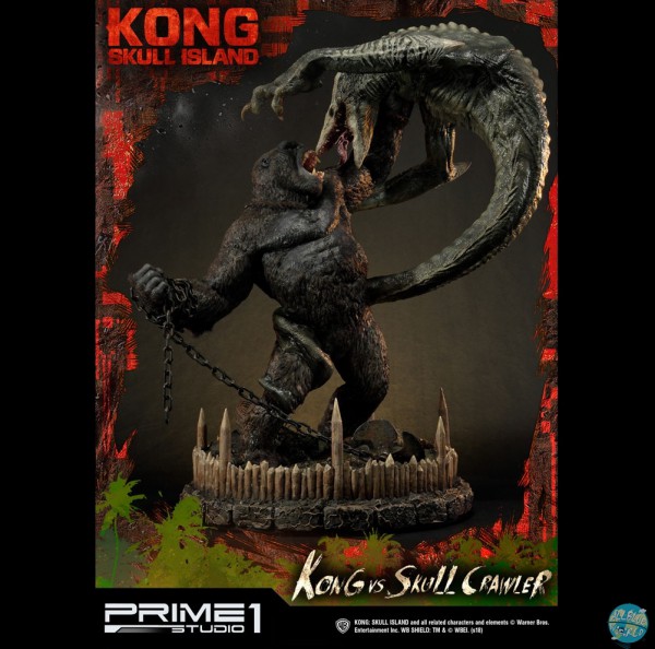 Kong Skull Island - Kong vs Skull Crawler Statue: Prime 1 Studio