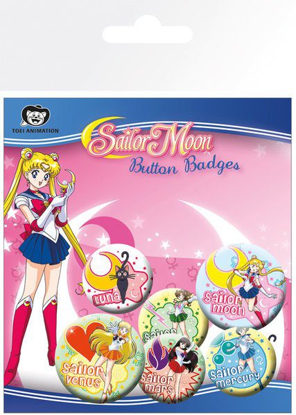 Sailor Moon - Ansteck-Buttons 6er-Pack Mix: GYE