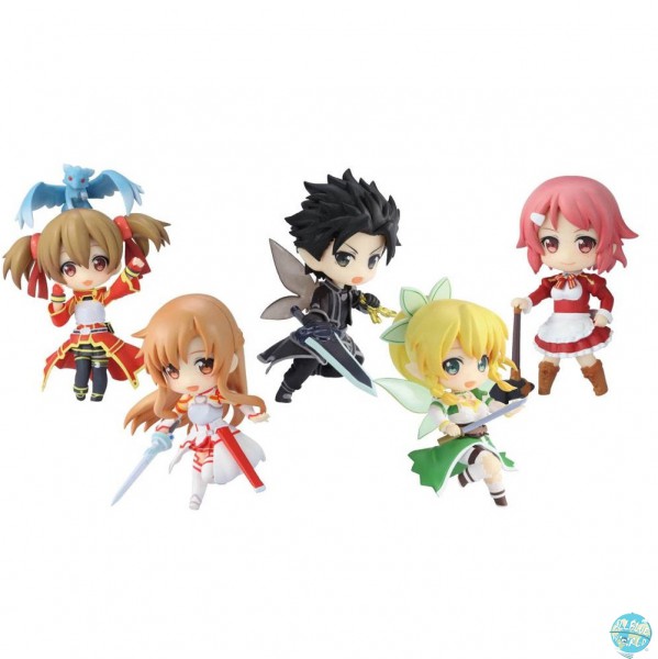 Sword Art Online - Minifiguren 6er-Set: Chara-Ani