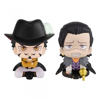 One Piece - Dracule Mihawk & Sir Crocodile Statue / Look Up (Cross Guild Outfit) with gift: MegaHous One Piece - Dracule Mihawk & Sir Crocodile Statue / Look Up (Cross Guild Outfit) with gift: MegaHous