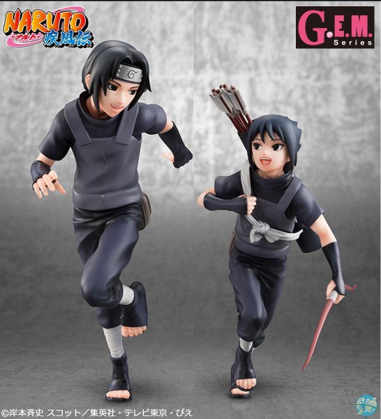 Naruto Shippuden - Itachi & Sasuke Uchiha Statue - G.E.M.: MegaHouse