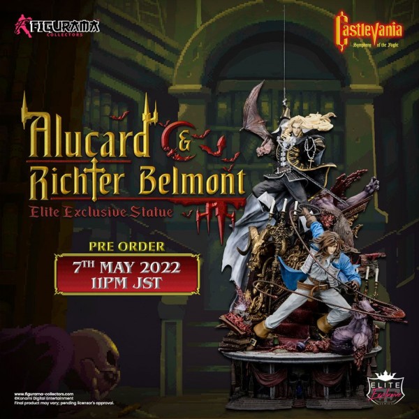 Castlevania Symphony of the Night - Alucard & Richter Belmont Statue / Elite Exclusive: Figurama Col