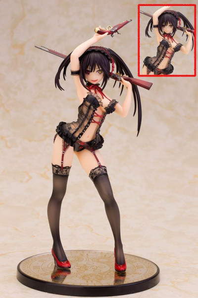 Date A Live II - Kurumi Tokisaki Statue / Lingerie Black Color Version - AmiAmi Version: Alphamax