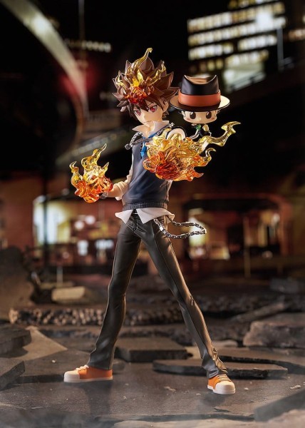 Katekyo Hitman Reborn - Tsunayoshi Sawada & Reborn Statue / Pop Up Parade: Orange Roug