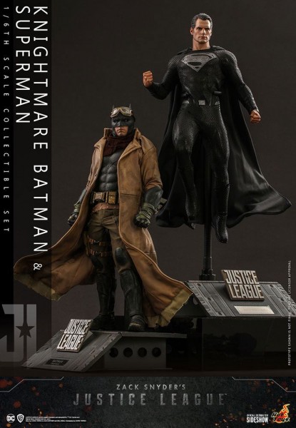 Justice League - Knightmare Batman and Superman Actionfiguren Doppelpack: Hot Toys