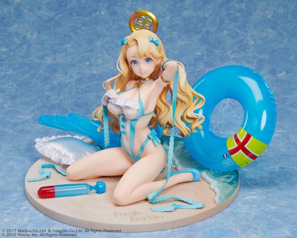 Azur Lane - Emile Bertin swimsuit costume Côte d'Azur Statue: Design COCO