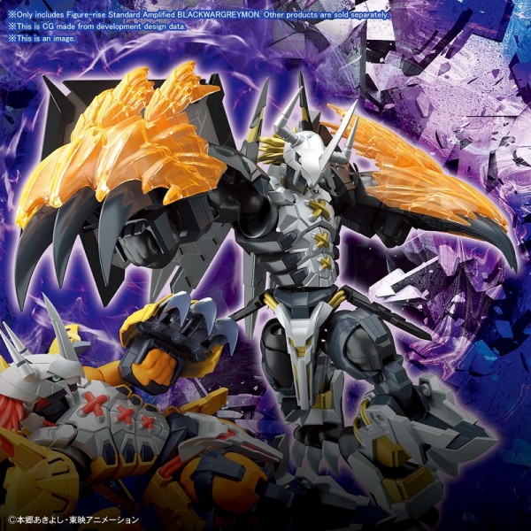 Digimon - Black Wargreymon Model-Kit / Figure-rise Standard Amplified: Bandai Spirits