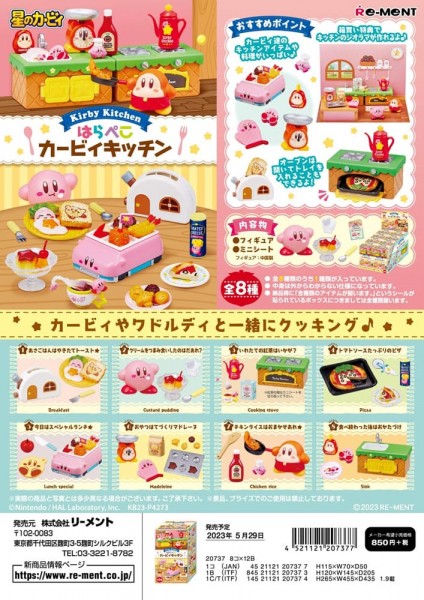 Kirby - Kirby Kitchen Display / Minifiguren: Re-Ment