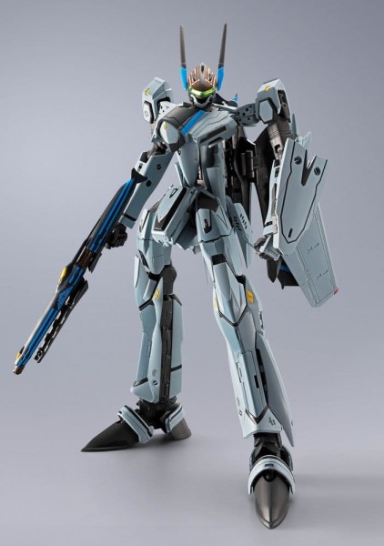 Macross DX Chogokin - VF-25 Messiah Valkyrie Top Gun Actionfigur / Maverick Ver.: Bandai Tamashii Na