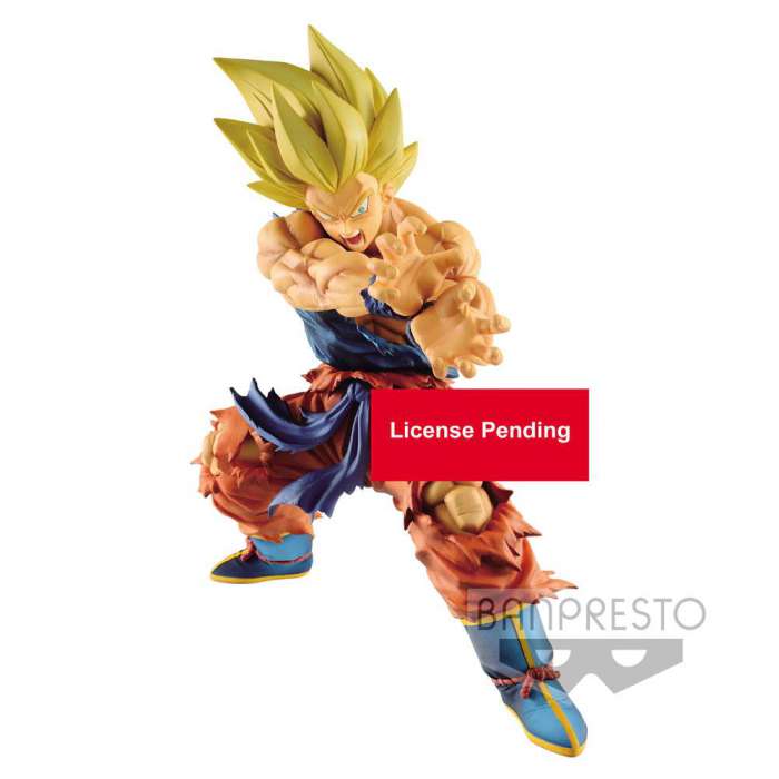 Figurine Dragon Ball Son Goku Super Saiyan 4, 30cm, 2 Têtes Interchangeables