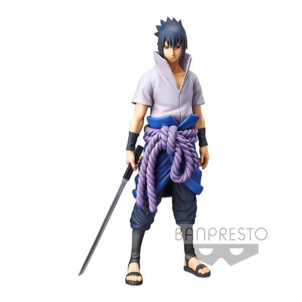 Naruto Shippuuden - Sasuke Uchiha Figur / Grandista nero: Banpresto