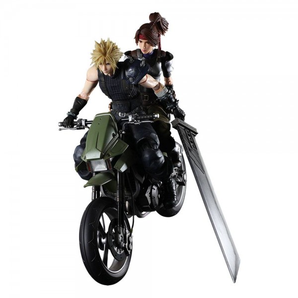 Final Fantasy VII Remake - Jessie, Cloud & Bike Actionfiguren & Fahrzeug / Play Arts Kai: Square Eni