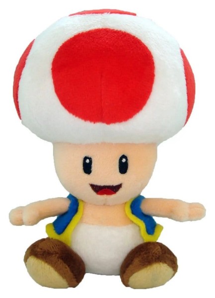 Super Mario - Toad Plüschfigur: Sanei