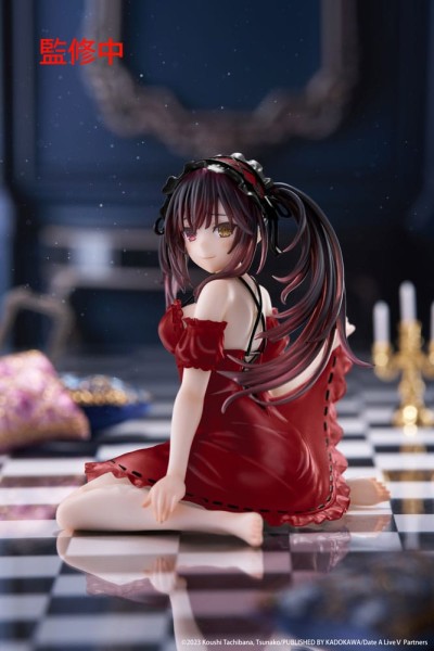 Date A Live V - Kurumi Tokisaki Statue / Desktop Cute - Nightwear Ver. Renewal: Taito Prize