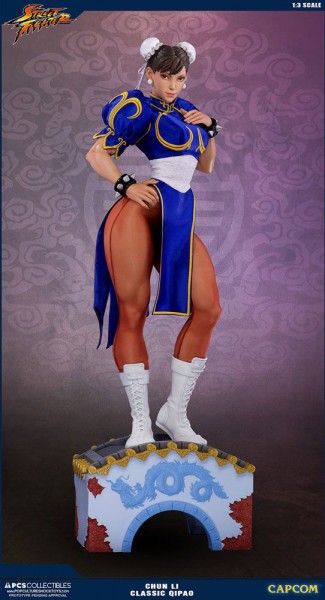 Street Fighter - Chun Li Statue / Classic Qipao Exclusive: Pop Culture Shock