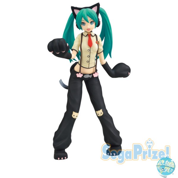 Vocaloid - Hatsune Miku Figur - Projekt Diva Arcade / Cat Costume Version: Sega