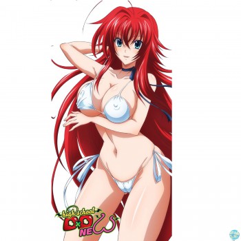 High School DxD - Rias Gremory Strandtuch - White Bikini: Sakami High School DxD - Rias Gremory Strandtuch - White Bikini: Sakami
