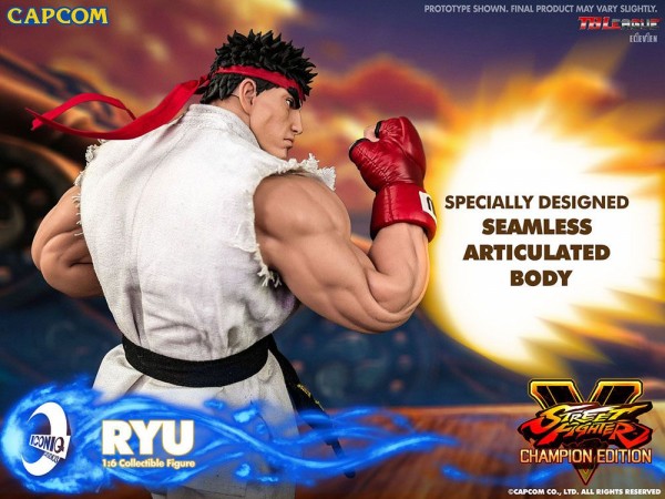 Street Fighter - Ryu Actionfigur: Iconiq Studios