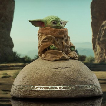 Vorschau: Star Wars The Mandalorian - Grogu on Seeing Stone Statue: Gentle Giant Vorschau: Star Wars The Mandalorian - Grogu on Seeing Stone Statue: Gentle Giant