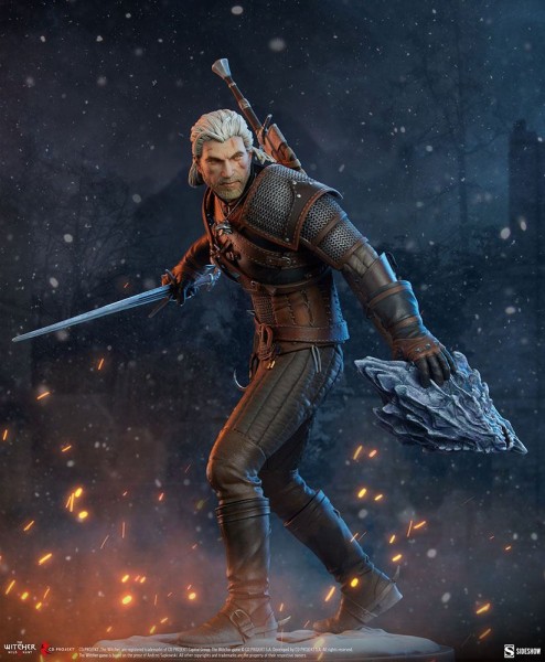 The Witcher 3: Wild Hunt - Geralt von Riva Statue: Sideshow Collectibles