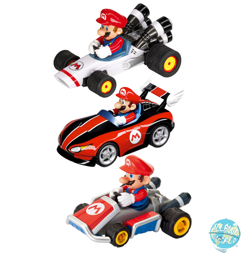 Mario Kart Pull & Speed Rückzug-Fahrzeuge 3er-Pack