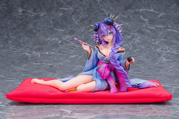 Senran Kagura - Neptunia x Senran Kagura Statue / Purple Heart Kimono Ver.: Kadokawa