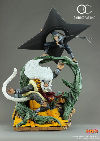 Naruto - Hiruzen Sarutobi & Enma Statue / The last Fight: Oniri Creations