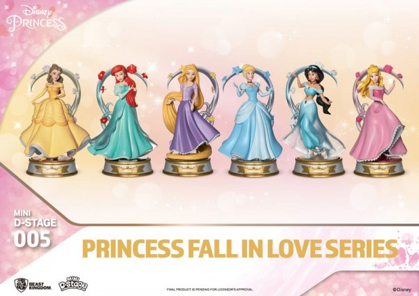 Disney Mini Diorama Stage - Princess Fall In Love Series Beast Kingdom Toys