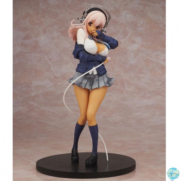 Super Sonico - Super Sonico Statue - 'See Through When Wet Photo Shoot' Tanned Gal: Dragon Toy