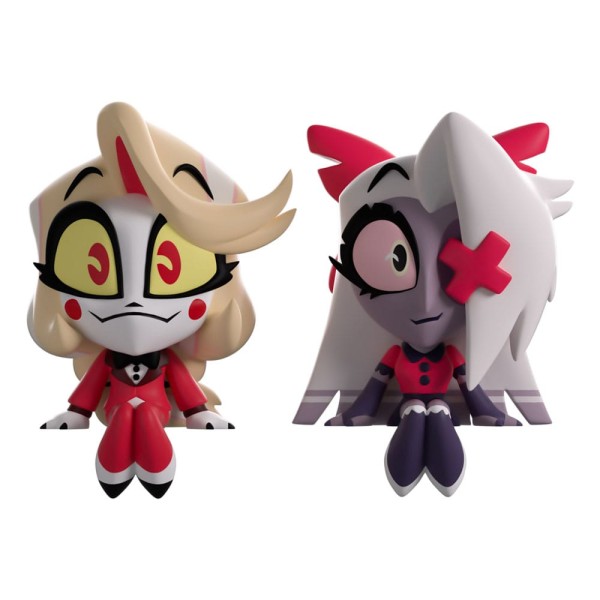 Hazbin Hotel - Charlie & Vaggie Monitor Buddiez Vinyl Figur: Youtooz