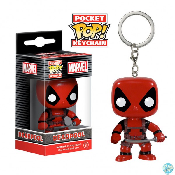 Marvel Comics Pocket POP! Vinyl Schlüsselanhänger Deadpool 4 cm