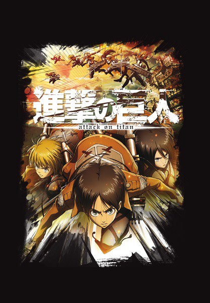 Attack on Titan - T-Shirt / Crew Fight Schwarz - Unisex S: Unekorn