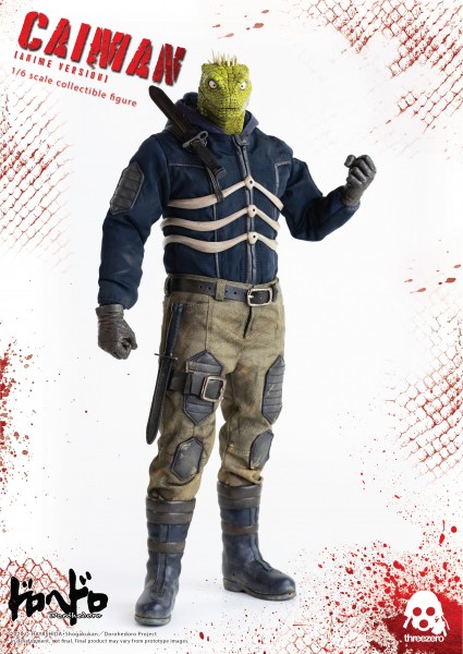 Dorohedoro - Caiman Actionfigur / Anime Version [BESCHÄDIGTE VERP.]: ThreeZero