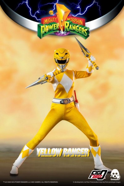 Mighty Morphin Power Rangers - Yellow Ranger Actionfigur / FigZero: ThreeZero