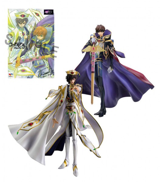 Code Geass: Lelouch of the Rebellion R2 - Lelouch & Suzaku Statue / G.E.M.: MegaHouse