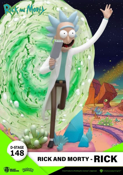 Rick & Morty D-Stage - Diorama Rick Statue: Beast Kingdom Toys