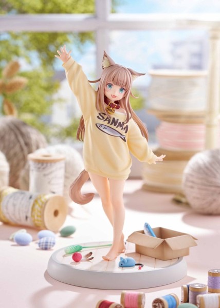 My Cat Is a Kawaii Girl - Kinako Statue / Play With Version - AmiAmi: Golden Head