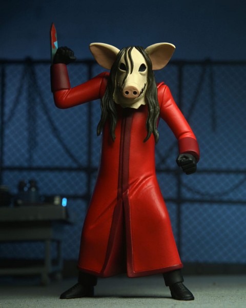 Saw Toony Terrors - Jigsaw Killer Actionfigur / (Red Robe): NECA