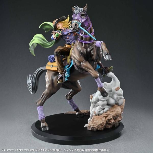 JoJo's Bizarre Adventure - Gyro Zeppeli & Valkyrie Figur / Steel Ball Run: Medicos Entertainment