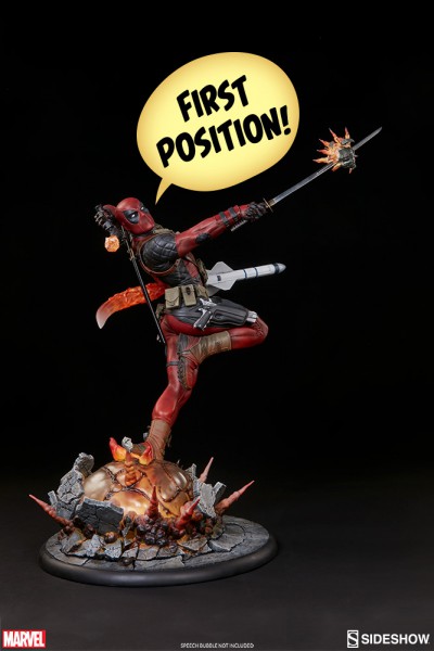 Marvel - Deadpool Statue / Heat-Seeker: Sideshow Collectibles