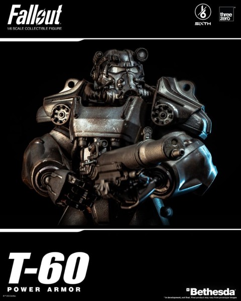 Fallout - T-60 Power Armor Actionfigur / FigZero: Threezero