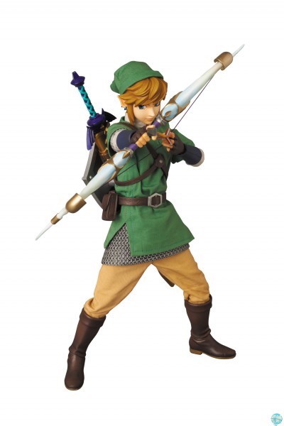 The Legend of Zelda Skyward Sword - Link Actionfigur - RAH [LEICHT BESCHÄDIGTE VERP.]: Medicom