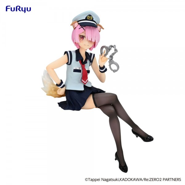 Re:Zero Starting Life in Another World - Ram Noodle Stopper / Police Officer Cap with Dog Ears : Fur