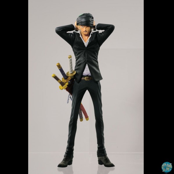 One Piece - Lorenor Zorro Figur - King Of Artist: Banpresto