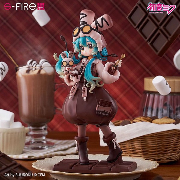 Character Vocal Series 01: - Hatsune Miku Statue / Marshmallow Hot Cocoa: Good Smile Co