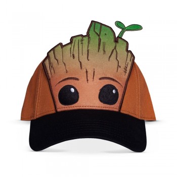 Marvel Guardians of the Galaxy -  I Am Groot Baseball Cap: Difuzed Marvel Guardians of the Galaxy -  I Am Groot Baseball Cap: Difuzed