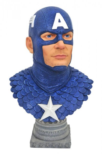 Marvel - Captain America Büste / Marvel Comics Legends in 3D: Diamond Select