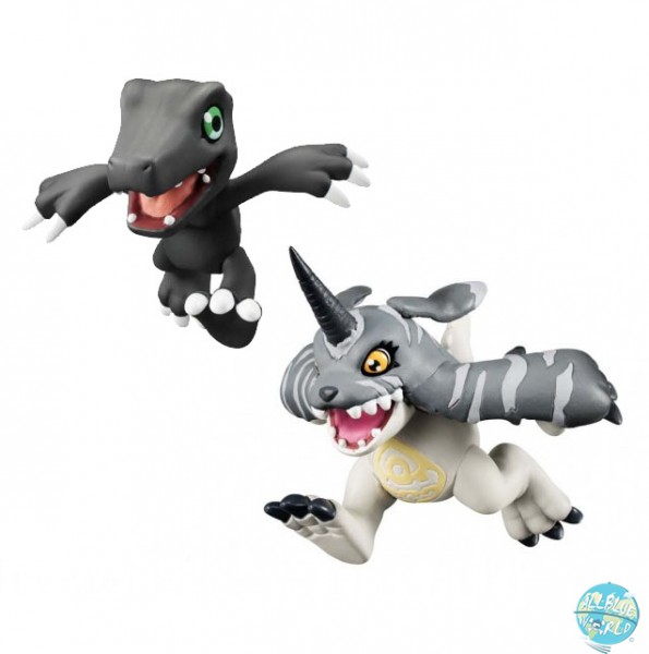 Digimon Adventure - Agumon & Gabumon Figuren - Digicolle! Series / Wonder Festival 2016 Limited: